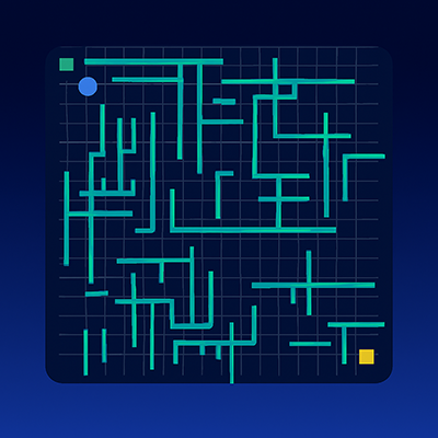 Labirent oyunu kapak görseli